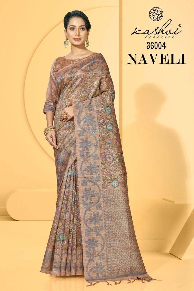 Kashvi Naveli Handloom Silk Wholesale Designer Sarees Catalog